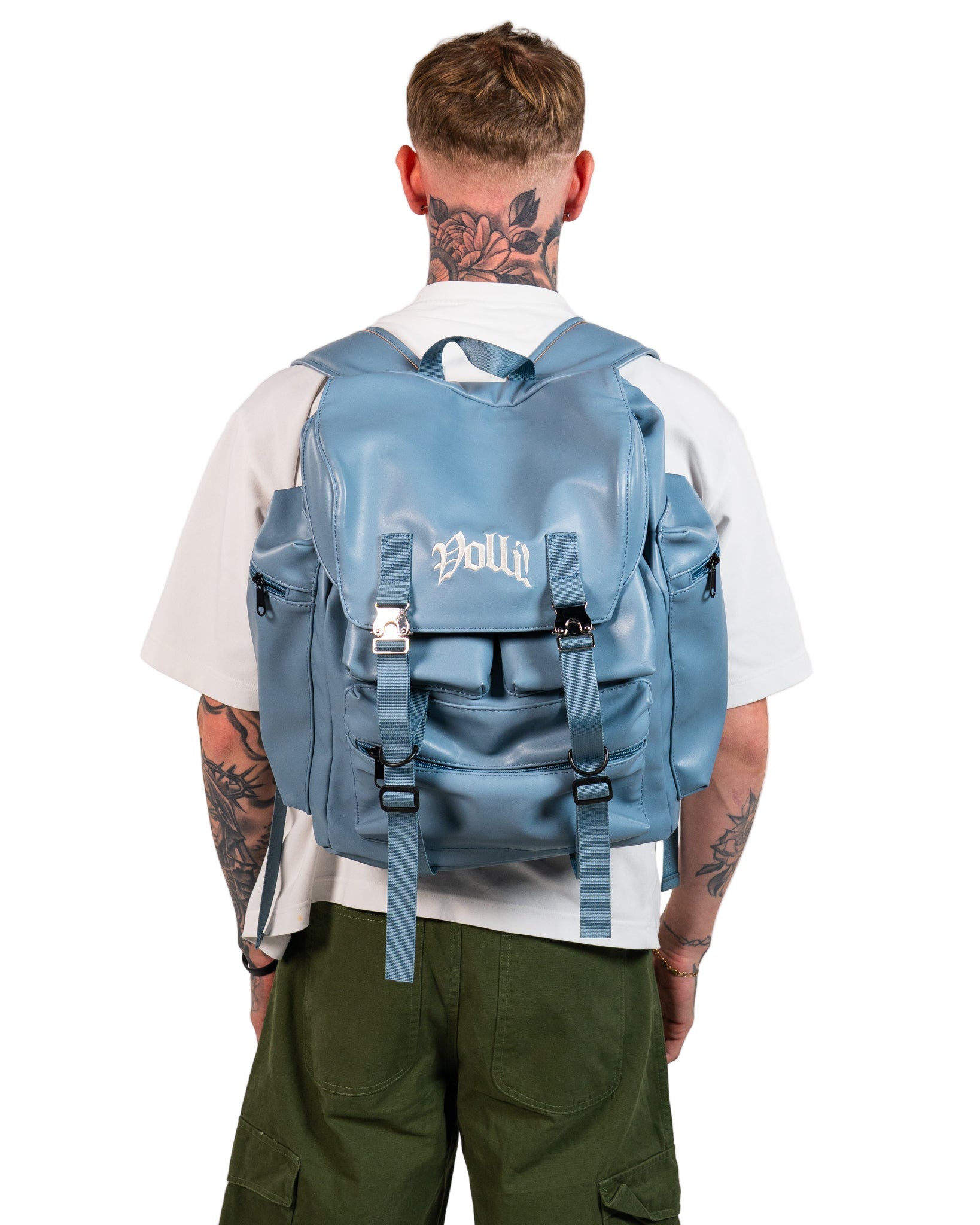MIST BLUE CARGO BACKPACK