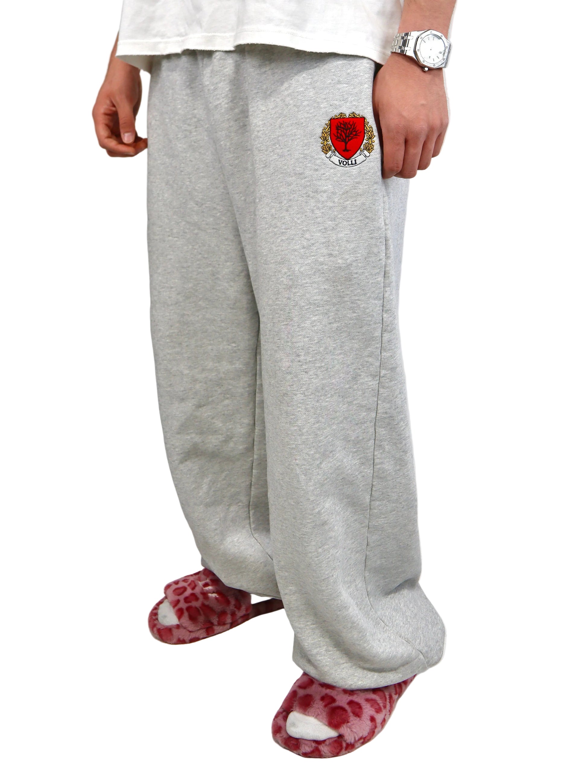 GREY "WILDFIRE" SWEATPANTS