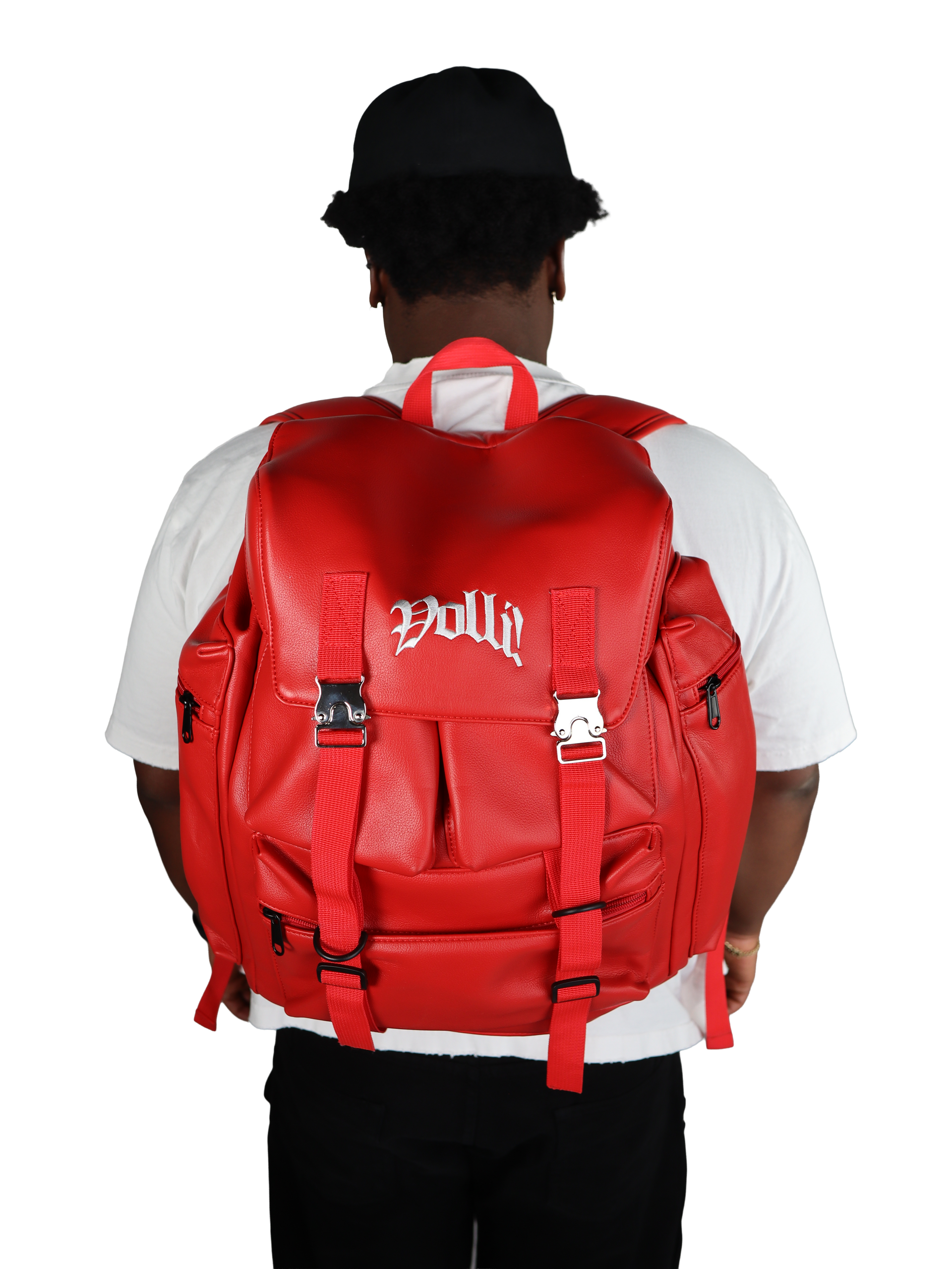 RED CARGO BACKPACK